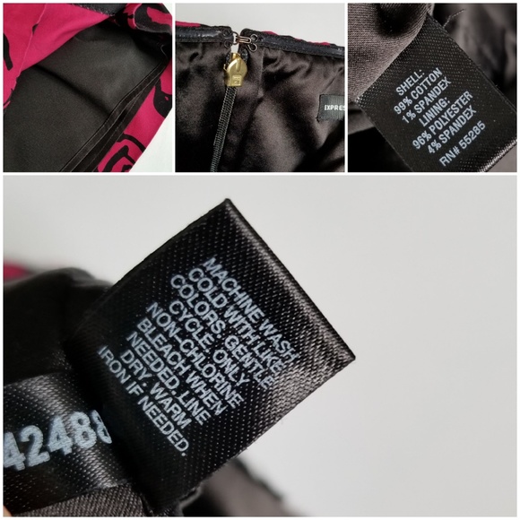 Express Design Studio Strapless Dress Size 0 - Picture 5 of 8